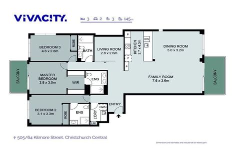 Photo of property in 505/64 Kilmore Street, Christchurch Central, Christchurch, 8013