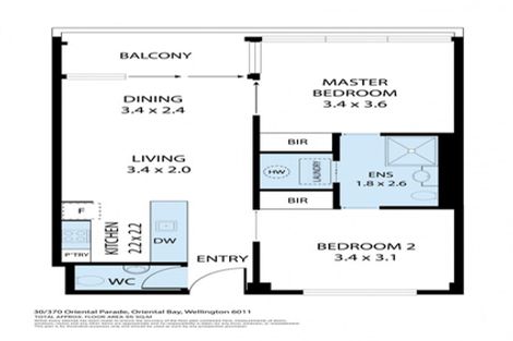 Photo of property in The Capital, 30/370 Oriental Parade, Oriental Bay, Wellington, 6011