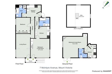 Photo of property in 7 Mcintyre Avenue, Mount Victoria, Wellington, 6011