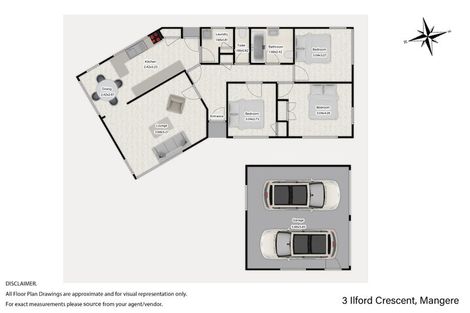 Photo of property in 3 Ilford Crescent, Mangere, Auckland, 2022