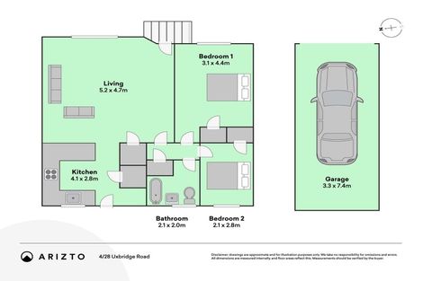 Photo of property in 4/28 Uxbridge Road, Mellons Bay, Auckland, 2014