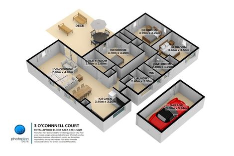 Photo of property in 3 O'connell Court, Pukete, Hamilton, 3200