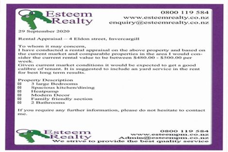 Photo of property in 4 Eldon Street, Hawthorndale, Invercargill, 9810