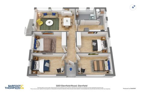 Photo of property in 320 Glenfield Road, Glenfield, Auckland, 0629