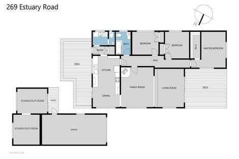 Photo of property in 269 Estuary Road, South New Brighton, Christchurch, 8062