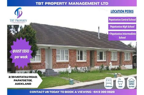 Photo of property in 2/39 Motatau Road, Papatoetoe, Auckland, 2025