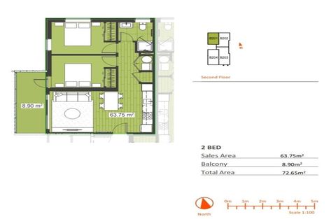 Photo of property in 201/36c Greenslade Crescent, Northcote, Auckland, 0627