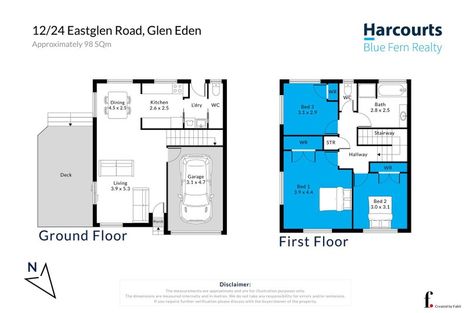 Photo of property in 12/24 Eastglen Road, Glen Eden, Auckland, 0602