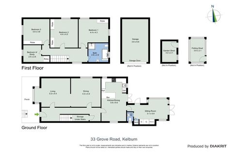 Photo of property in 33 Grove Road, Kelburn, Wellington, 6012