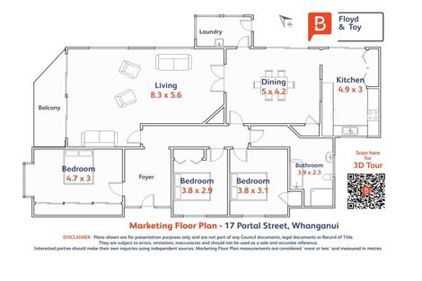 Photo of property in 17 Portal Street, Durie Hill, Whanganui, 4500