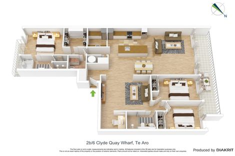 Photo of property in Clyde Quay Wharf, 2b/6 Clyde Quay Wharf, Te Aro, Wellington, 6011