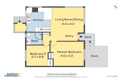 Photo of property in 6/13 Creamer Avenue, Belmont, Auckland, 0622