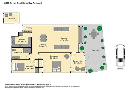 Photo of property in 2/169 Jervois Road, Herne Bay, Auckland, 1011