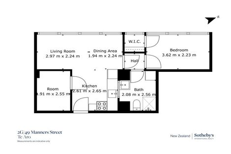 Photo of property in Regency Apartments, 2g/49 Manners Street, Te Aro, Wellington, 6011