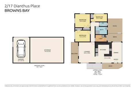 Photo of property in 1/17 Dianthus Place, Browns Bay, Auckland, 0630