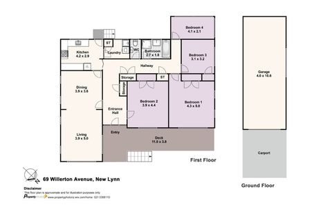 Photo of property in 69 Willerton Avenue, New Lynn, Auckland, 0600