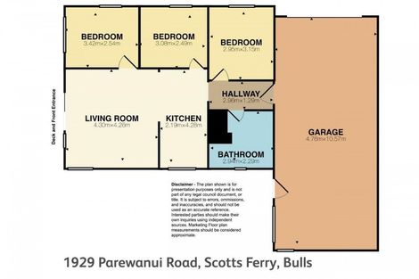 Photo of property in 1929 Parewanui Road, Parewanui, Bulls, 4894