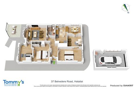 Photo of property in 37 Belvedere Road, Hataitai, Wellington, 6021