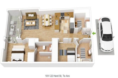 Photo of property in Chaffers Dock, 101/22 Herd Street, Te Aro, Wellington, 6011