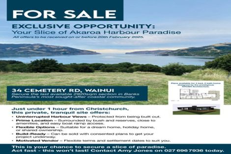 Photo of property in 34 Cemetery Road, Wainui, French Farm, 7582