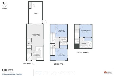 Photo of property in 3/37 Camelot Place, Glenfield, Auckland, 0629