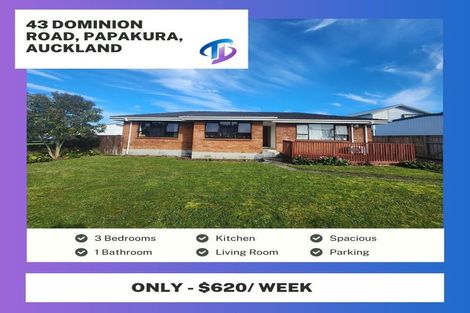 Photo of property in 43 Dominion Road, Papakura, 2110