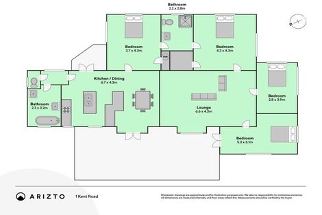 Photo of property in 1 Kent Road, Regent, Whangarei, 0112