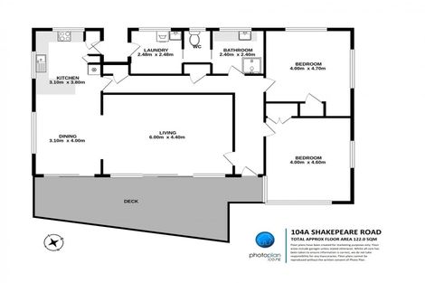Photo of property in 104a Shakespeare Street, Leamington, Cambridge, 3432