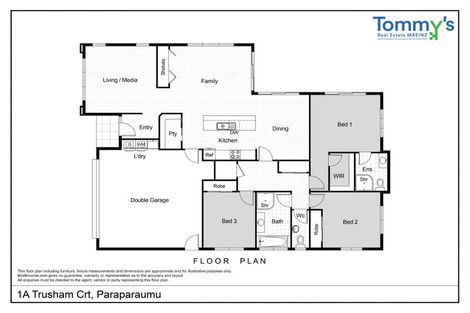 Photo of property in 1a Trusham Court, Paraparaumu, 5032