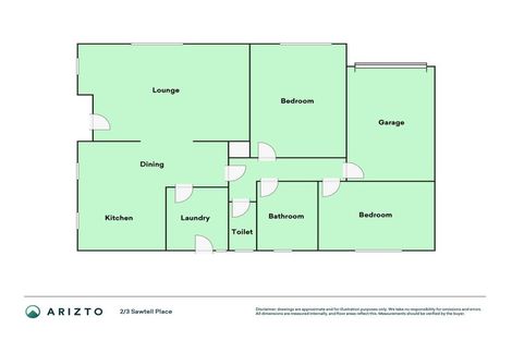 Photo of property in 2/3 Sawtell Place, Northcote, Christchurch, 8052