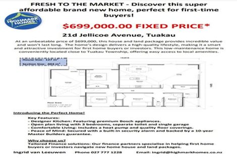 Photo of property in 21d Jellicoe Avenue, Tuakau, 2121