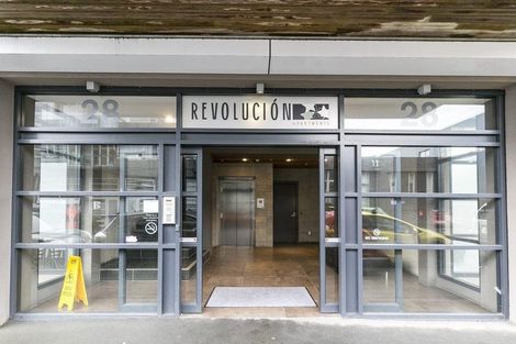 Photo of property in Revolucion Apartments, 401/28w Torrens Terrace, Mount Cook, Wellington, 6011