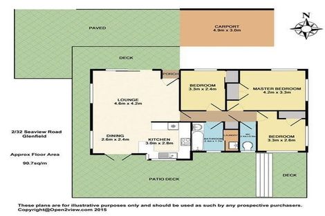 Photo of property in 2/32 Seaview Road, Glenfield, Auckland, 0629