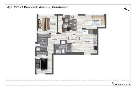 Photo of property in 1101/1 Buscomb Avenue, Henderson, Auckland, 0610