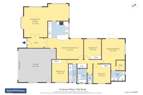 Photo of property in 5 Karson Place, Flat Bush, Auckland, 2016