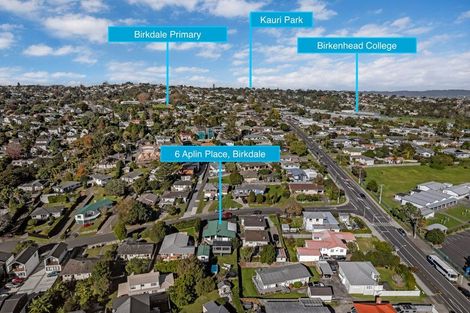Photo of property in 6 Aplin Place, Birkdale, Auckland, 0626