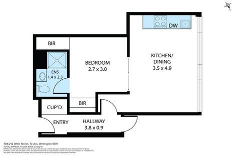 Photo of property in 704/212 Willis Street, Te Aro, Wellington, 6011