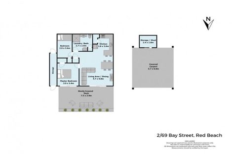 Photo of property in 2/69 Bay Street, Red Beach, 0932