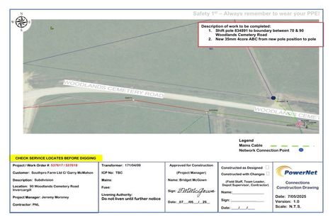 Photo of property in 90 Woodlands Cemetery Road, Woodlands, Invercargill, 9871