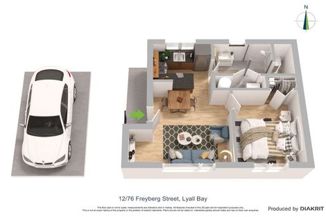 Photo of property in 12/76 Freyberg Street, Lyall Bay, Wellington, 6022