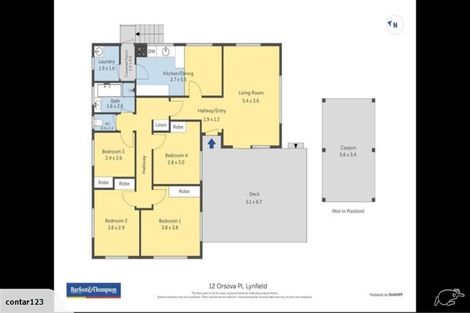 Photo of property in 12 Orsova Place, Lynfield, Auckland, 1042