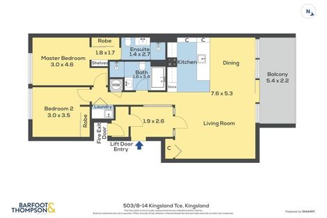 Photo of property in 503/8 Kingsland Terrace, Kingsland, Auckland, 1021