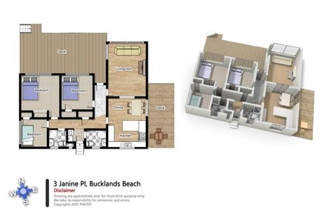 Photo of property in 3 Janine Place, Bucklands Beach, Auckland, 2014