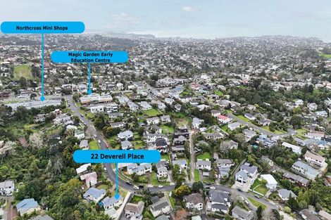 Photo of property in 22 Deverell Place, Northcross, Auckland, 0632