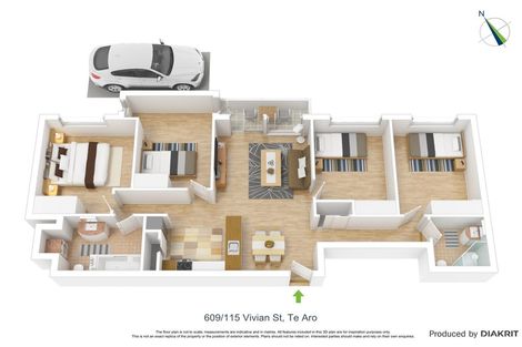 Photo of property in City Lodge, 609/115 Vivian Street, Te Aro, Wellington, 6011