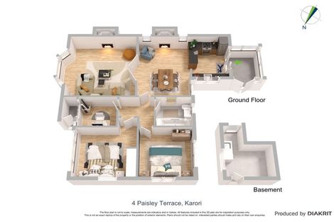 Photo of property in 4 Paisley Terrace, Karori, Wellington, 6012