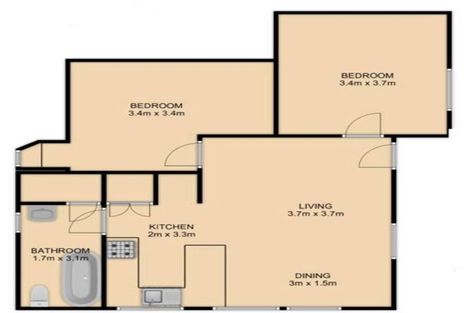 Photo of property in 2/44 Ribble Street, Island Bay, Wellington, 6023