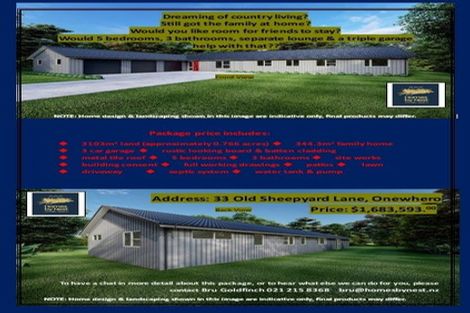 Photo of property in 33 Old Sheepyard Lane, Onewhero, 2697