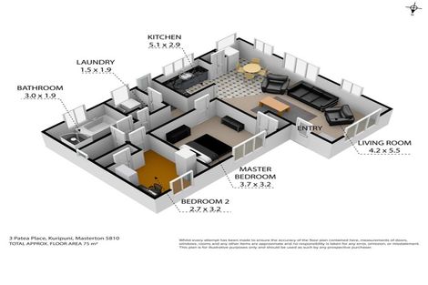 Photo of property in 3 Patea Place, Kuripuni, Masterton, 5810