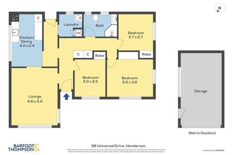 Photo of property in 39 Universal Drive, Henderson, Auckland, 0610